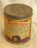 Passing Show Cigarettes Tin, circa 1920s