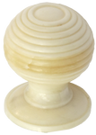 Beehive Porcelain Bone Cabinet Knob Extra Small