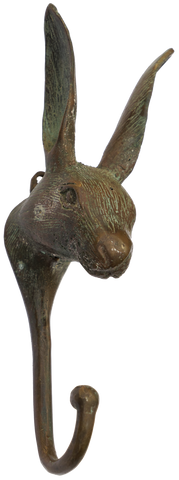 Antique Brass Bunny Hook