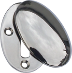 Oval Nickel Key Escutcheon