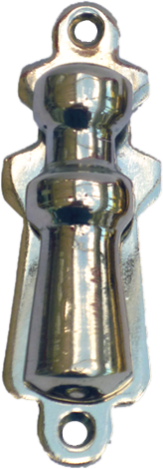 Traditional Nickel Key Escutcheon