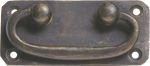 Antique Brass Rectangular Handle