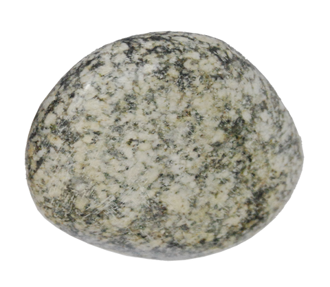 Speckled Grey River Pebble Knob Small