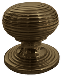 Half Hive Antique Brass Cabinet Pull
