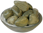 Oyster Grey River Pebble Knob Small