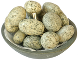 Speckled Grey River Pebble Knob Large