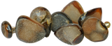 Small Tortoise Shell Druzy Cabinet Knob