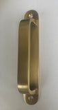 Satin Brushed Brass  30s Handle with Back Plate