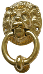 Brass Lion Door Knocker