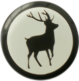 B&W Glass Stag Cabinet Knobs