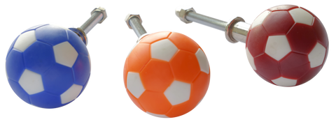 Coloured Football Cabinet Knob