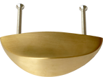 Brushed Brass Nickel Segment Cabinet Knob Large