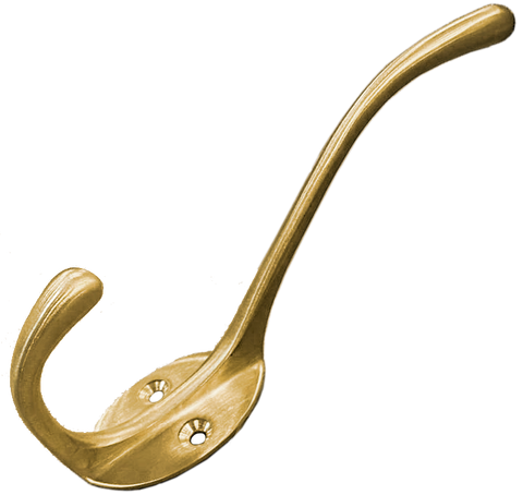 Brushed Brass Coat Hook
