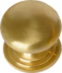 Brushed Brass Classic Cabinet Knob