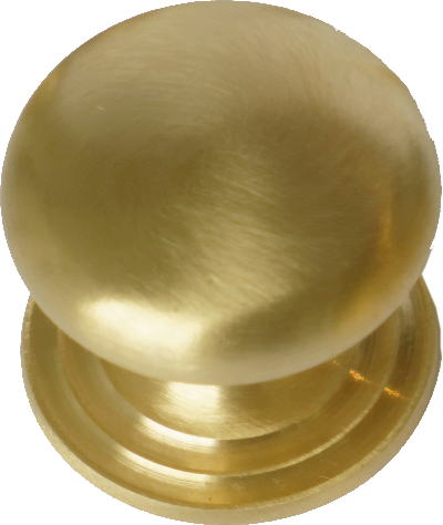 Brushed Brass Classic Cabinet Knob