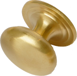 Brushed Brass Classic Cabinet Knob