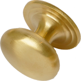 Brushed Brass Classic Cabinet Knob
