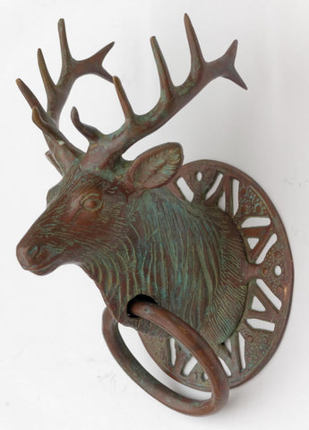 Bronze Finished Stag Ring Pull