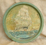 Players Tea Clipper Ship Round Tray