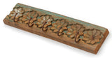 Antique Carved Flower Wood Hook Panel