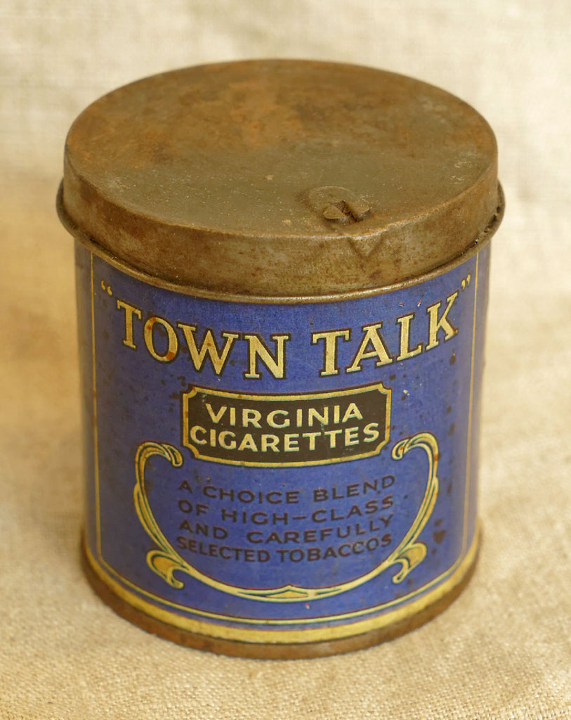 town talk tobacco tin Town Talk Tobacco Tin, circa 1920s – Chloe Alberry Ltd town talk tobacco tin Town Talk Tobacco Tin, circa 1920s – Chloe Alberry Ltd