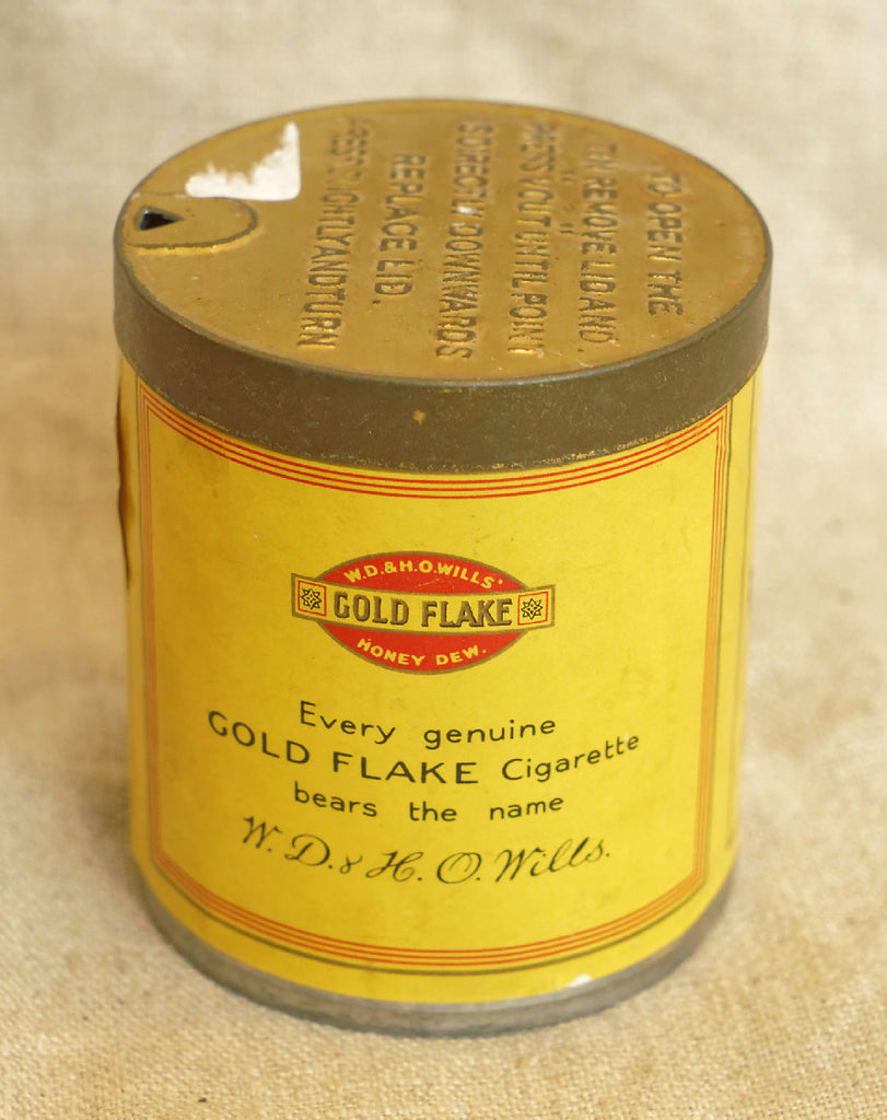 wills tobacco tin W.D. & H.O.Wills 'Golden Flake' Tobacco Tin, circa 1920s – Chloe Alberry Ltd wills tobacco tin W.D. & H.O.Wills 'Golden Flake' Tobacco Tin, circa 1920s – Chloe Alberry Ltd