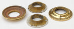 Georgian, Antique Brass Turning Door Handles with Screw Cover Plate