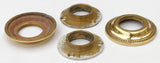 Georgian, Antique Brass Turning Door Handles with Screw Cover Plate