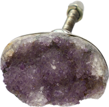 Amethyst Crystal Cabinet Knob