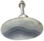 Agate Oval Cabinet Knob