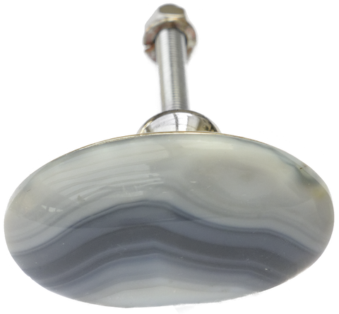 Agate Oval Cabinet Knob