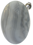 Agate Oval Cabinet Knob