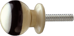 Small Round  Bone & Horn Cabinet Knob