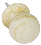 Beehive Porcelain Bone Cupboard Knob Large