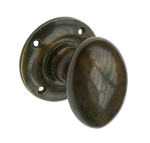 Oval Turning Antique Brass Handle