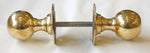 Victorian Brass Round Turning Handles