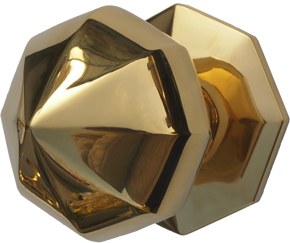 Brass Octagon Central Pull – Chloe Alberry Ltd.