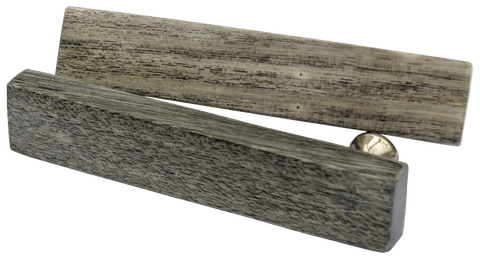 Fossilised Wood Grey Bar Handle