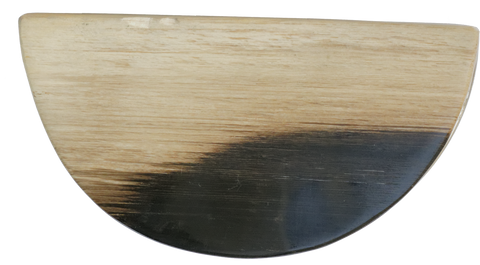 BlackOrange Fossilised Wood Moon Handles