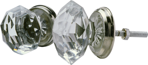 Traditional Cut Crystal Knob (2 sizes)