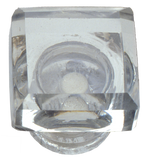 Clear Square Glass Knob (2 sizes)