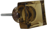 Olive Square Glass Knob (2 sizes)