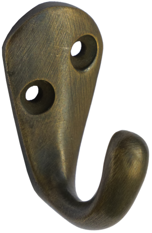 Individual Antique Brass Classic Hook