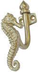 Seahorse Hook in Nickel