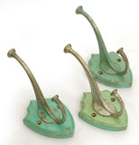 1930's Hooks on Original Wood Backing