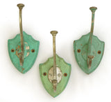 1930's Hooks on Original Wood Backing