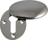 Oval Nickel Key Escutcheon