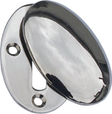 Oval Nickel Key Escutcheon