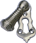 Beehive Nickel Key Escutcheon