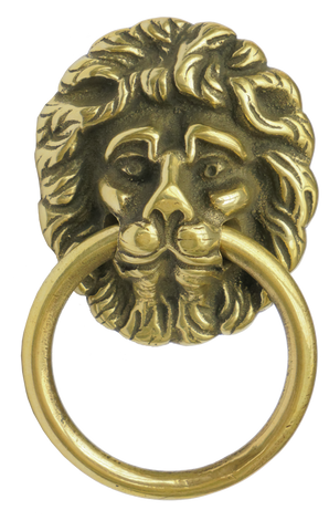 Brass Lion Cupboard Pull